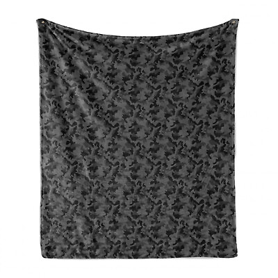 Ambesonne Abstract Theme Soft Flannel Fleece Throw Blanket Plush for Indoors $32.99