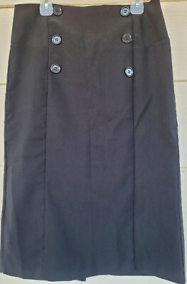 #ad ABN Women#x27;s Black Pencil Skirt Size Small High waist $9.00