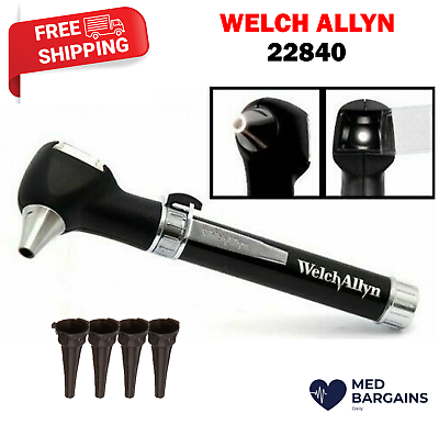 Welch Allyn 22840 Junior Otoscope Pocketscope Set with Handle $84.95
