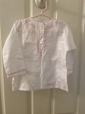 #ad #ad Week End A La Mer Embroidered Caftan Tunic Beach Cover Up Girls Size 23 Months $9.99