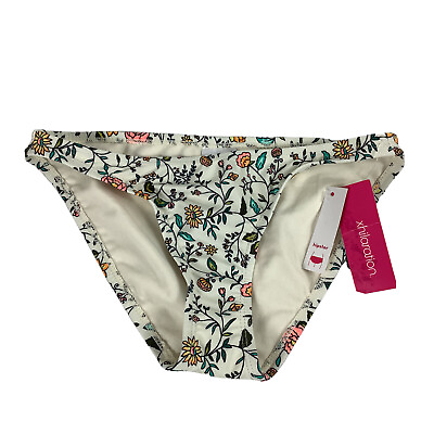 Xhilaration Swimsuit Bottoms Size XS Juniors Bikini Floral Hipster Beach New $9.99
