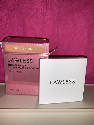 #ad LAWLESS summer skin velvet matte bronzer COLOR GOLDEN HOUR FULL SIZE $35.00