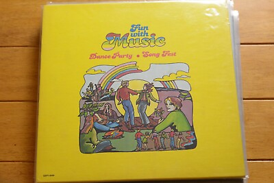 #ad FUN WITH MUSIC DANCE PARTY SONG FEST LP 12quot; VINYL RECORD WITH BOOK 76 $6.00