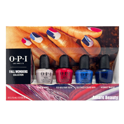 OPI Mini Fall Wonders Collection Fall 2022 Nail Lacquer 4 pc 0.125 oz $12.99