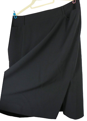 #ad #ad Lane Bryant Black Side Slit Pencil Skirt Plus Size 16 $15.00