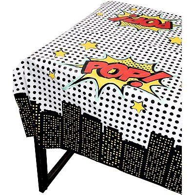 #ad #ad 3 Pack Superhero Themed Party Tablecloth for Comic Book Party Supplies 54x108quot; $9.99