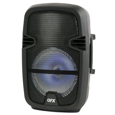 #ad QFX PBX 8074 8 in Portable Party Bluetooth Loudspeaker with Microphone amp; Remote $39.88