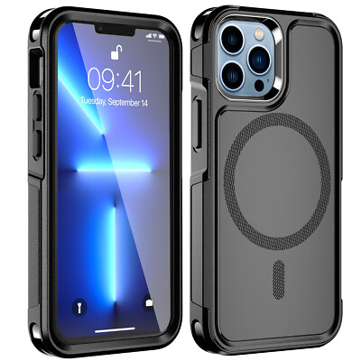 MagSafe Case Fr iPhone 13 Pro Max 14 Shockproof Heavy Duty Rugged Magnetic Cover $12.99