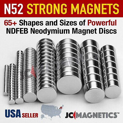 #ad Super Strong N52 Rare Earth Round Neodymium Magnet Disc Thin Tiny Small Large $18.50