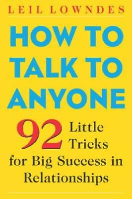 #ad How to Talk to Anyone: 92 Little Tricks for Big Success in ACCEPTABLE $8.36