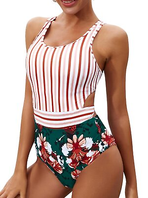#ad #ad MOLYBELL One Piece Swimsuits for Women High Waisted Bathing Suit Monokini Flo... $41.01
