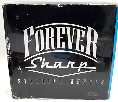 #ad 14quot; Wood and Black Forever Sharp Chevy Steering Wheel 1948 2002 5 Bolt Pattern $120.00