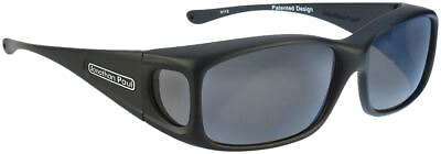 #ad Jonathan Paul Fitovers Sunglasses SMALL Razor Matte Black amp; Polarized Gray RZ001 $64.95