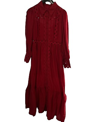 #ad #ad DARK RED MAXI DRESS $48.00