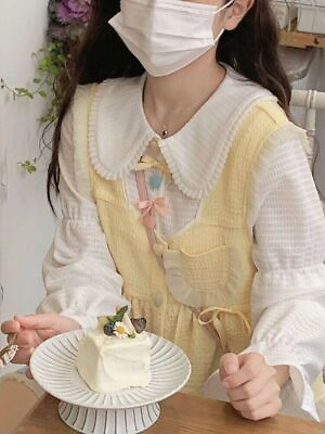 Autumn Kawaii Lolita Mini Skirt Suit Sweet 3 Piece Set Bow Korean Skirt Sets AU $59.64