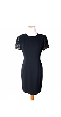 #ad Donna Morgan Petites Black Cocktail Dress Size 6P $26.00