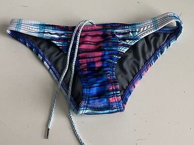 #ad Jolyn Swimwear Europe Bikini Bottom Women’s Sz S Tie Dye Print $15.00