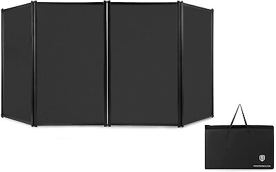 #ad PRORECK DJ Speaker Facade Portable Event Booth Panels Metal Frame Black Party $99.99