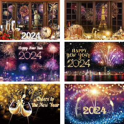 #ad New Year 2024 Photography Backdrop Portrait Background Party For Photo Studio $85.49