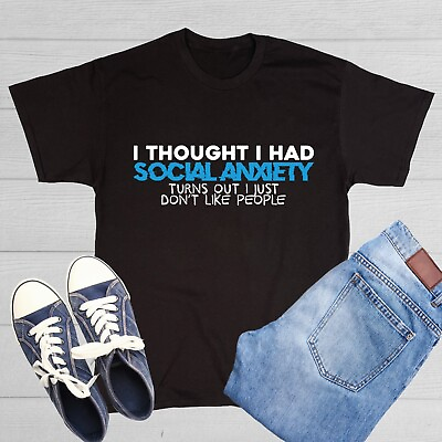 #ad I Thought I Had Sarcastic Humor Graphic Tee Gift For Men Novelty Funny T Shirt $13.19