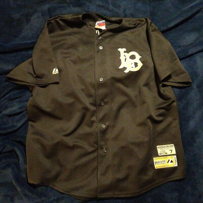 #ad Long Beach State Dirtbags Majestic Baseball Jersey Men’s Size XL Jason Giambi #7 $84.99