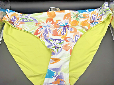 #ad NEW Roxy Retro Revo Reversible Hipster Bikini Bottoms for Women Size XXL $29.95