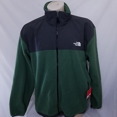 #ad #ad The North Face TNF Kahuna Fleece Jacket Green NWT Coat Ski Full Zip Denali XL $49.99