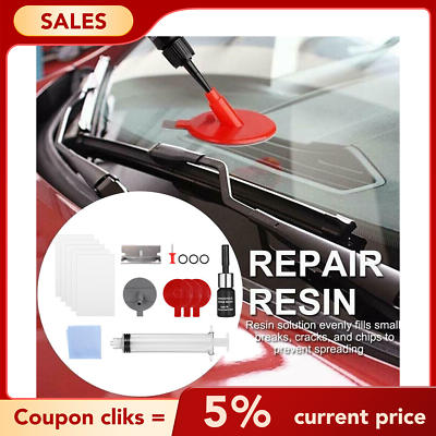 #ad #ad Car Windshield Repair Kit Glass Nano Repair Fluid Chip Scratch Crack Fix DIY Set $5.67
