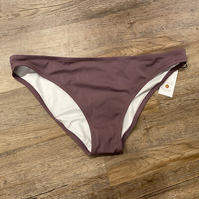#ad Womens Low Coverage Cheeky Bikini Bottom Dusk XL $9.00