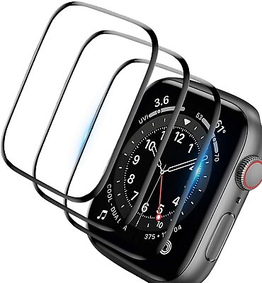 3 Pack For Apple Watch 8 7 6 5 4 3 SE Full Screen Protector iWatch 38 42 40 44mm $9.01