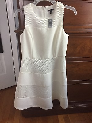 #ad NWT Stunning cocktail dress with gorg detail classy off white color size2petite $55.00