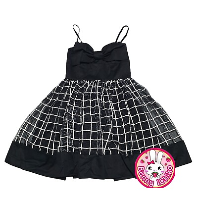 #ad one spo Cute Prom Party Women Dress Lolita Hime Gyaru shibuya109 cute black $34.19