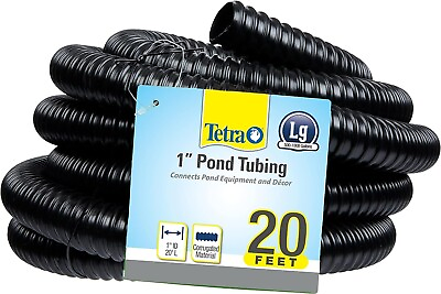 #ad Pond Pond Tubing 1 Inch Diameter 20 Feet Long Connects Pond Components Black U $18.65