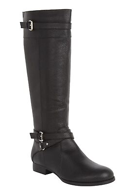 #ad Comfortview Wide Width Janis Regular Calf Leather Boot Tall Knee High Women#x27;s $124.04