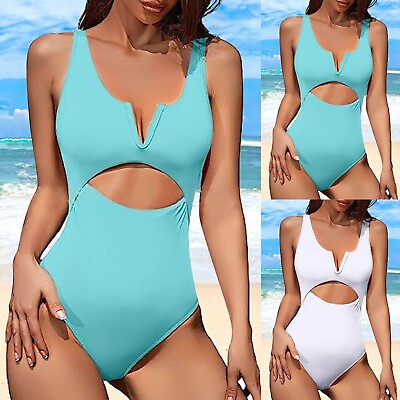 #ad Bikini Swimsuits For Women Tummy Control 2 Pieces Stretch Loose Swimming Sailing $17.99
