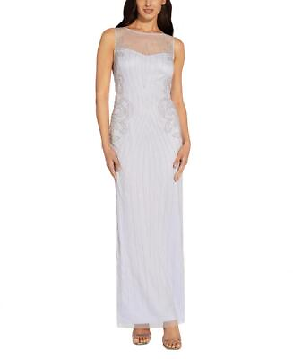 #ad $159 Papell Studio Women#x27;s Long Sleeveless Round Neck Maxi Dress A3382 $10.00