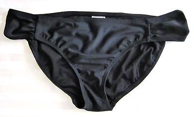 #ad Converse Black Bikini Bottoms Swimwear Fully Lined Size L NEW $5.59
