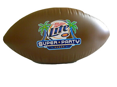 #ad #ad Miller Lite Super Party Vegas Inflatable Football Advertisement Man Cave 41 Inch $17.90