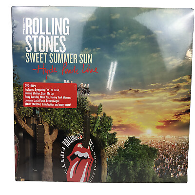 The Rolling Stones Sweet Summer Sun Hyde Park Live 3 Vinyl DVD 2013 RARE 🔥🔥 $29.00