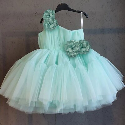 #ad #ad Girls Sleeveless Evening Gowns Mint Green Short Evening Birthday Party Dresses $49.61