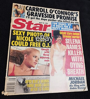 #ad Selena Quintanilla Magazine APRIL 1995 Selena y Los Dinos Star Magazine $15.00