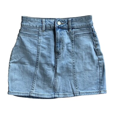 Pacsun Junior Girl’s Light Wash Mini Denim Skirt Size 24 $10.00