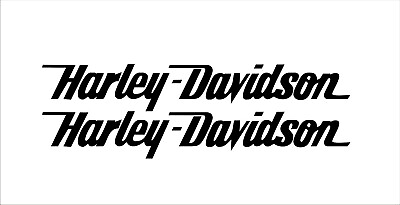 Vinyl Decal Harley Davidson sticker ***2 decals 1 PAIR *** $8.50