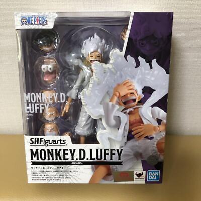 #ad #ad BANDAI S.H. Figuarts Monkey D. Luffy Gear 5 One Piece Action Figure $107.90