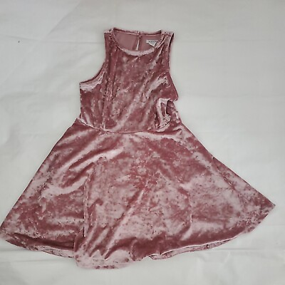 #ad nordstrom Pink Compact Valvet Dress $40.00
