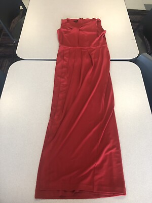 Talbots Red Maxi Dress Size 2 Sleeveless $6.94