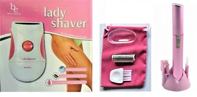 #ad Hair Trimmer Shaver Legs Bikini Wet Dry w Batteries Brush amp; Mat FREE SHIP $19.50
