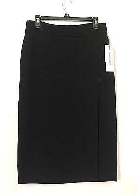 #ad Liz Claiborne Pencil Skirt Women#x27;s Size M Black NWT $16.99