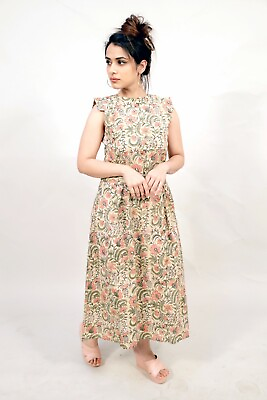 #ad Western Dress Floral Print 100%cotton $80.00