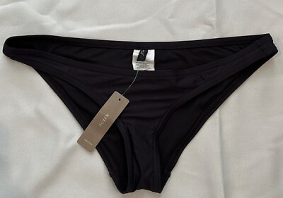 #ad J.Crew Black Bikini Bottom Size Small NWT $30.00
